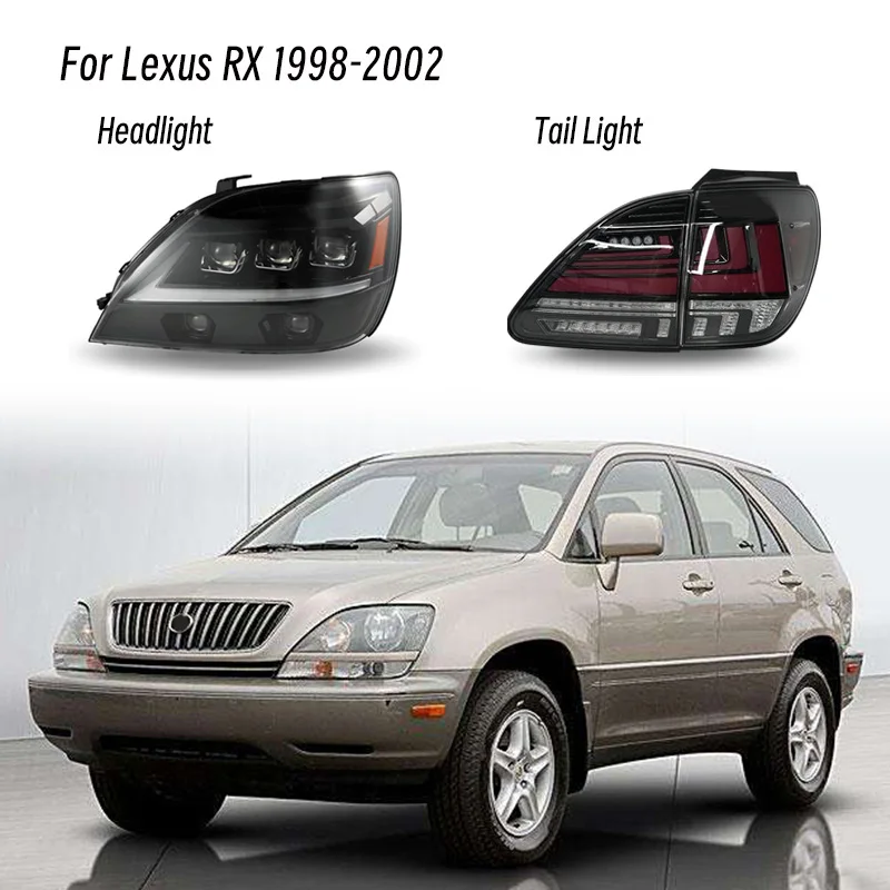 

Zhengwo Factory Headlight&Tail Light For Lexus RX 1998-2002 Front Light Start Up Animation Sequential Indicator Rear Lamp
