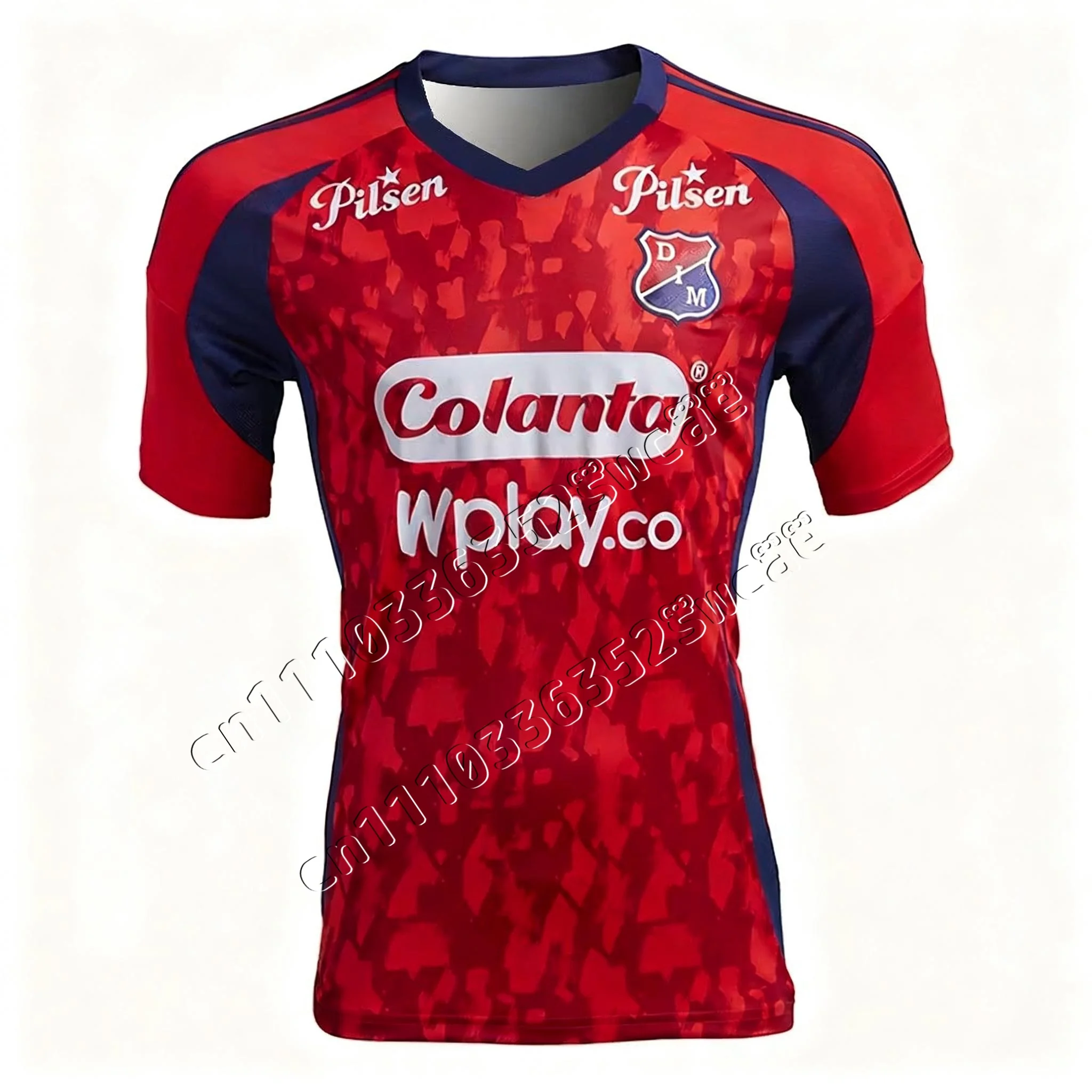 Camisetas de Fútbol KIDs Unisex Independiente Medellín 2025-26, Nuevas Llegadas Colombia, Camisetas Casuales con Estampado 3D, Local y Visitante, para Adultos
