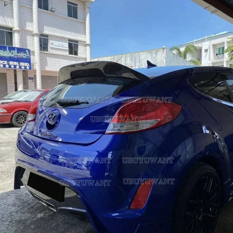 

Roof Spoiler For Veloster (Turbo Only For 1.6T) SC Glass Fiber Rear Duckbill (With Brake Light Hole)