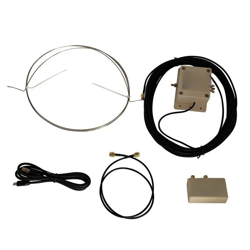 Ring active receiving antenna, low noise, medium wave, short wave antenna, balcony installation