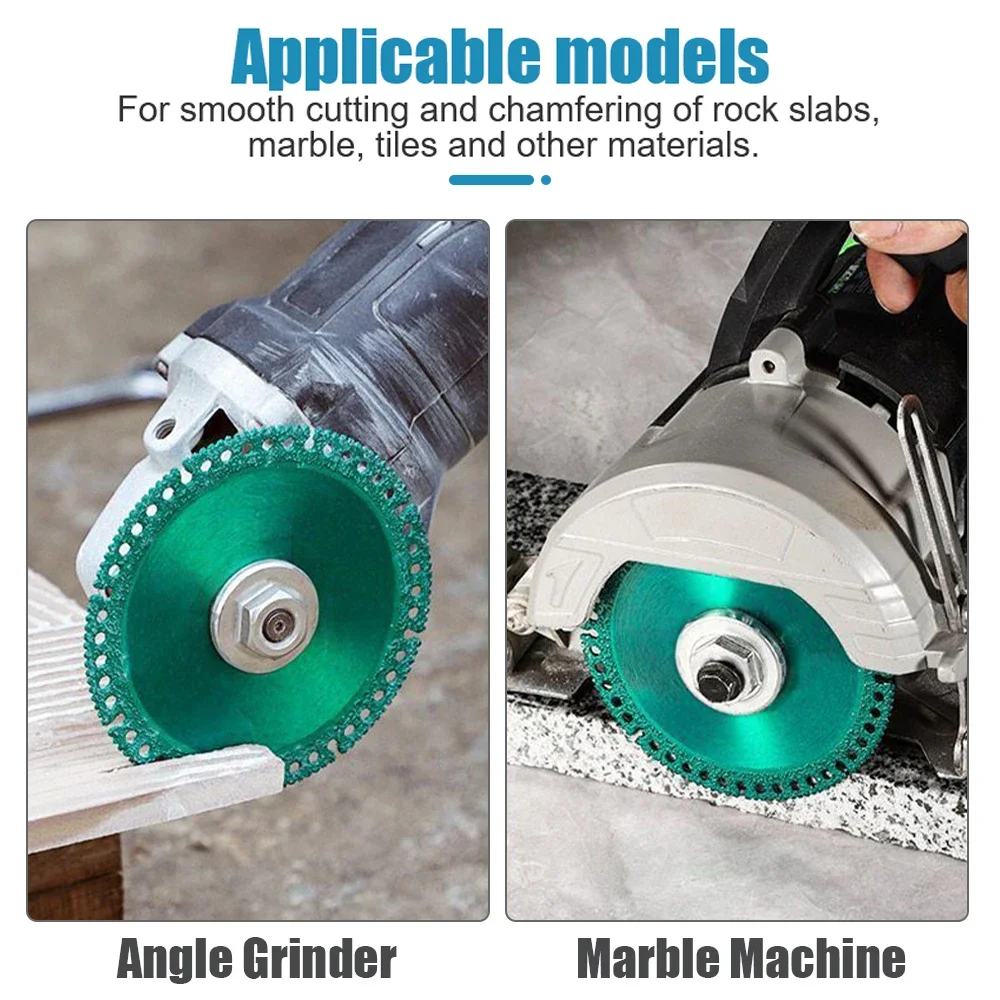 Indestructible Ultra-Thin Saw Blade Diamond 10cm Cutting Disc Composite Multifunctional Marble Tile Cut for Grinder
