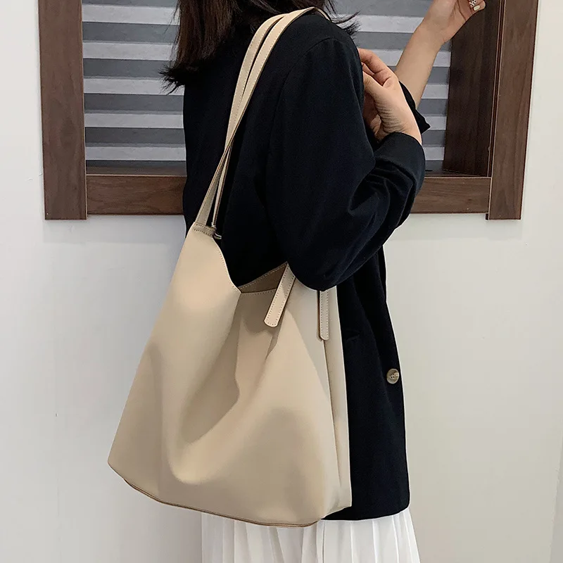 

TRSYPHXM new Big bag women's 2025 new bag Korean version women's bag shoulder bag large capacity casual tote bag