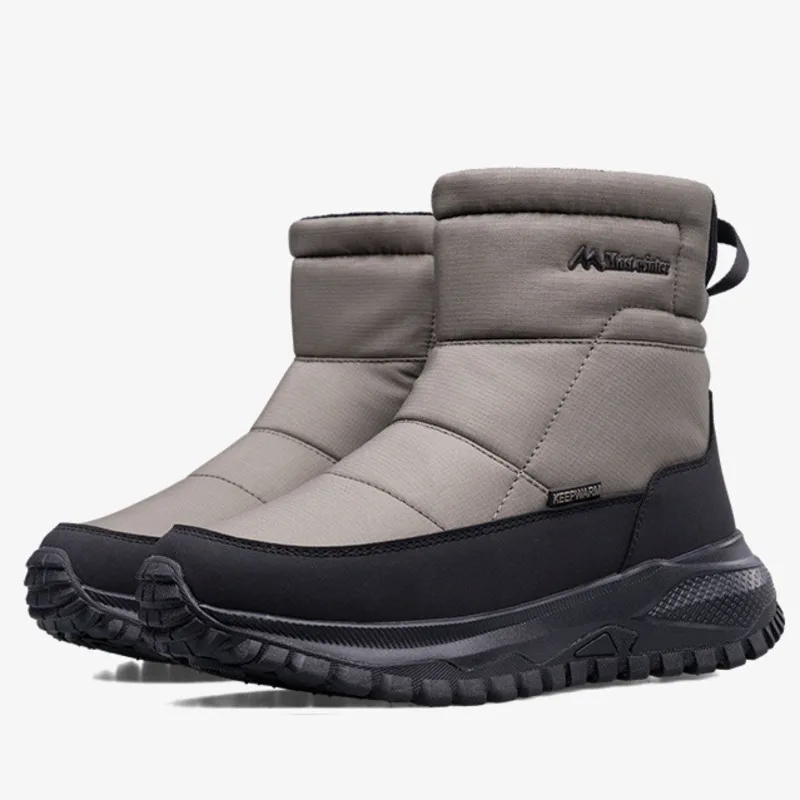 -40 ℃ الدفء الشتاء الرجال أحذية الثلوج مقاوم للماء عدم الانزلاق سميكة الدفء أحذية قطنية للرجل عالية الجودة بوتاس الفقرة Hombre #2