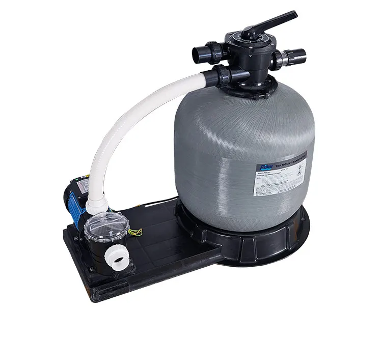 Fiberglass Pool Pump Filtration Combo With Swimming Pool Accessories Water Filter Cleaning Quartz Sand Filter