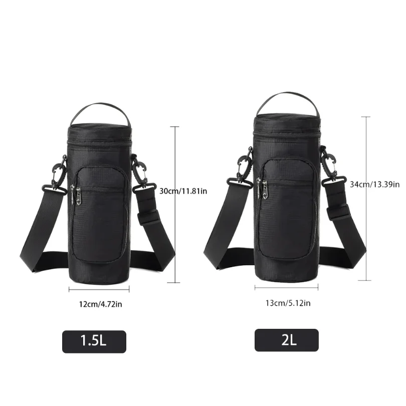 

Bags O1L/2L Refrigerated xford Cloth Insulated Water Bottle Storage Bag Suitable for Summer Travel Hiking-Climbing