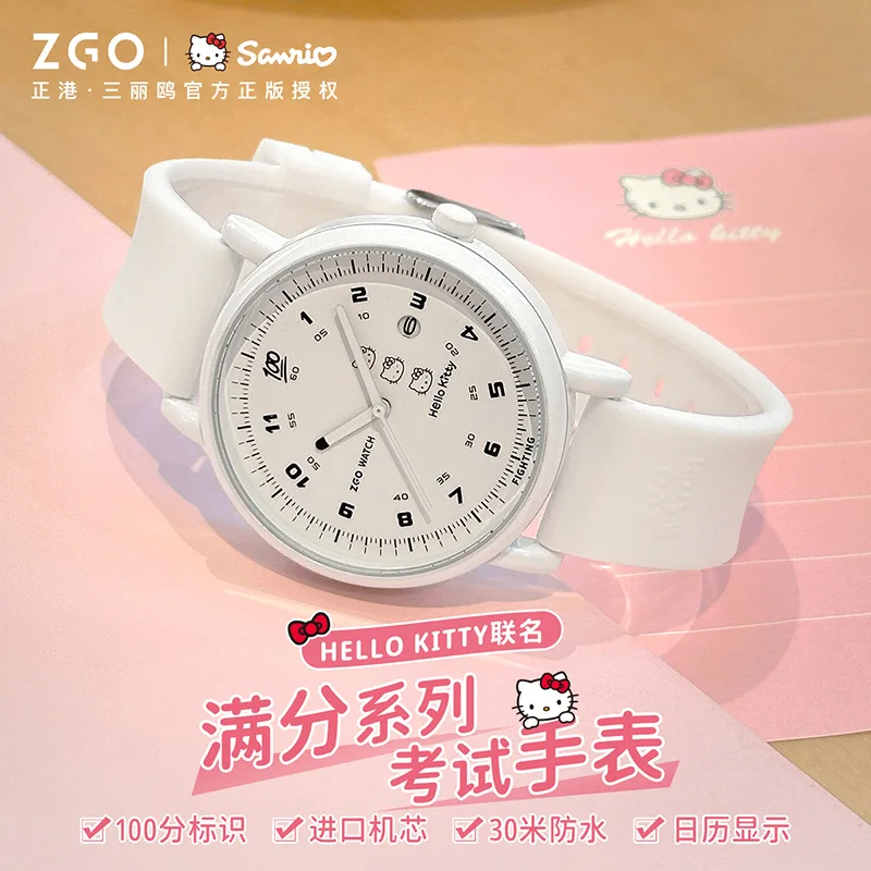 

Оригинальные часы Hello Kitty для женщин, наручные часы Sanrio для девочек, подарки на день рождения, часы для детей