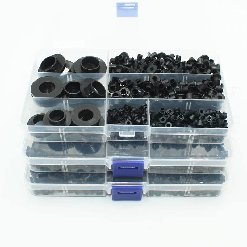 Weiße, schwarze T-Typ-Nylon-Stufen-Unterlegscheibe/konkav-konvexe Gewindebuchse, isolierende Pellets, TW3, TW6-TW16, Transistoren, Kornabstandshalter – Detail 4