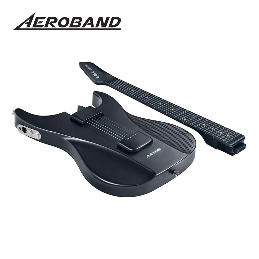 

AeroBand Guitar Travel Electric Guitar Pain-Free Silicone String All-in-One 9 Sound Styles Acoustic Bass With Speaker Microphone