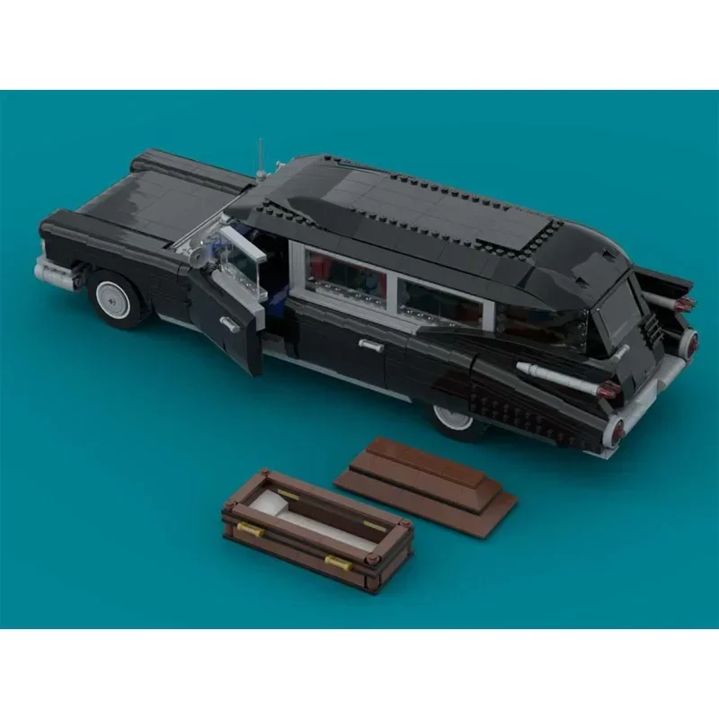 MOC-128762 Черный призрак, гоночный спортивный автомобиль, модель строительного блока, 2078 деталей, образование для мальчиков и детей, рождественские строительные блоки, игрушка в подарок