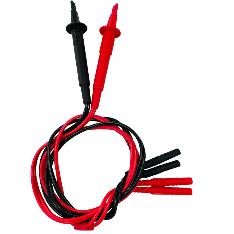 Tips For Multimeter Kelvin Test Bottom Resistance 4-Wire Spring NIB Telescopic Probe 4Mm Banana Plug Kelvin Probe