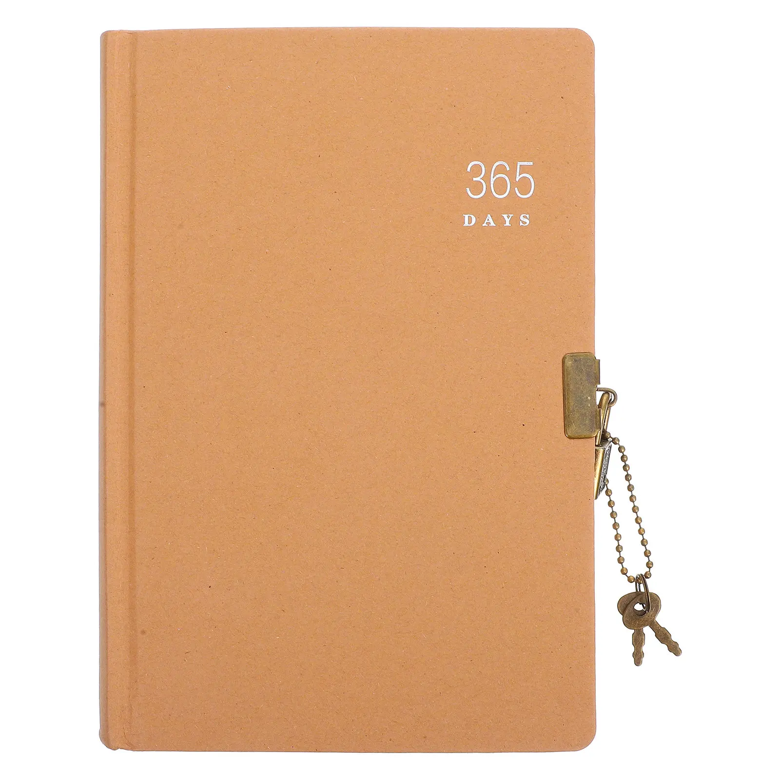 Lockable Vintage Notebook Thick Paper Textured Hardcover Journal for Students Travel Office and Daily Writing