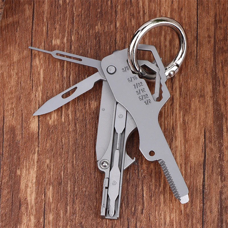 Mini Multifunctional Keychain Tool Card Stainless Steel Emergency Repair Tool Drone Repair Tool Essential Outdoor and Home Use gallery 2