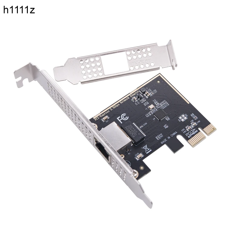 NEW 2.5Gb Network Card PCIE X1 to RJ45 100/1000Mbps 2.5Gbps Ethernet Wired LAN Controller Adapter RTL8125B Chip for Win7/8/10/11