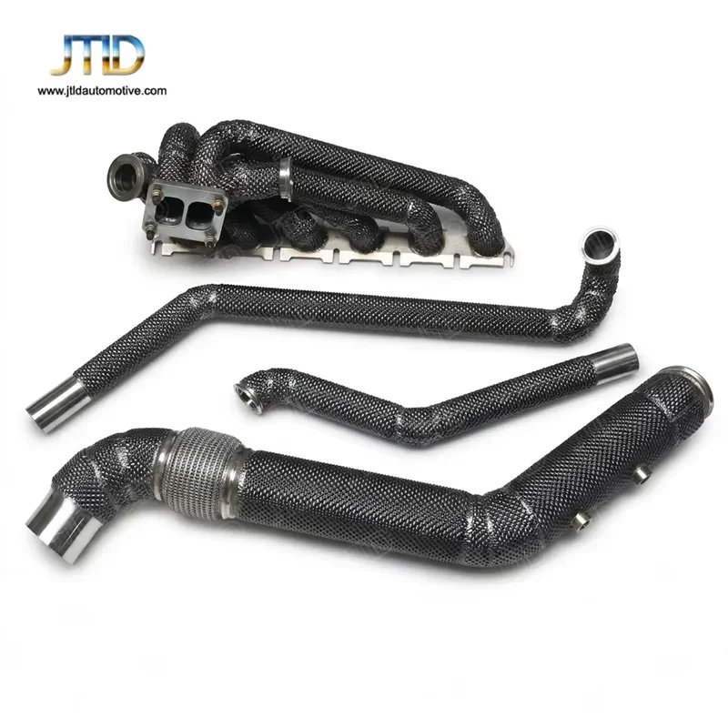 Advanced Thermal Insulated S58 Downpipe Manifold for BMW G80 M3 G82 M4 3.0T Twin Turbo Precision Racing Performance Exhaust