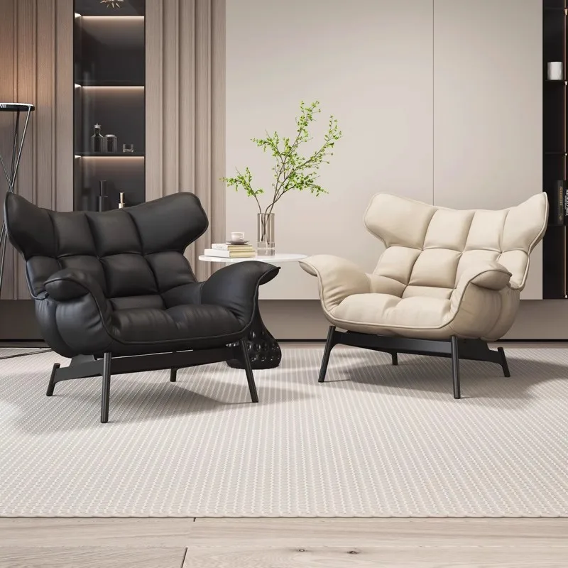 

-+-Italian Rotating Single Chair Leisure Living Room Luxury Lazy Sofa Chairs Accent Balcony Nordic Sillas De Sala Furniture Home