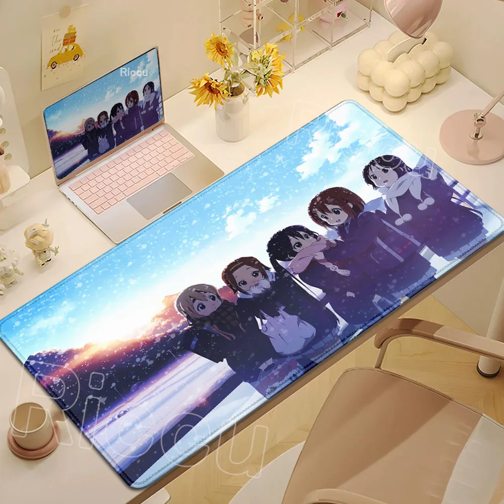 

New Wallpaper K-ON! Mouse Pad XXL 900x400mm Mouse Pad Computer Laptop Anime Girls Mice Mat Large Mousepad Keyboard Game Desk Mat