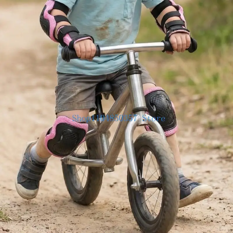 652F Kid Protective Gear Set Biking Skating Knee Elbow Pad Hand Guard for Kid