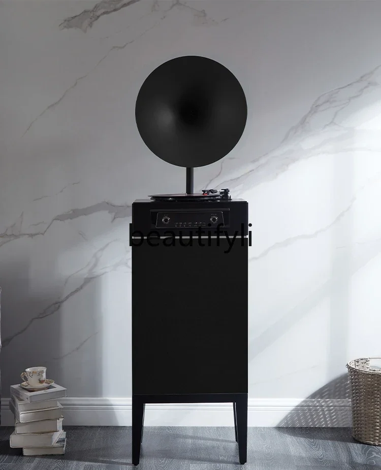LXLight phonograph light luxury modern living room home phonograph retro ornament bluetooth stereo vinyl record playerSSS