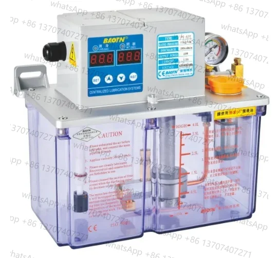 BTA-A2 BTA-A2P BTA-A2P3 BTA-A2P8 BTA-C1P4-226A Sistema de lubricación eléctrica Tanque de aceite de 3L Bomba de engranajes intermitente volumétrica