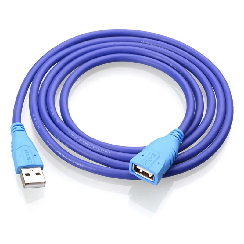 USB Extension Cable Male To Female Data Cable USB 2.0 Extension Cable Suitable for PC TV USB Mobile Hard Disk Cable
