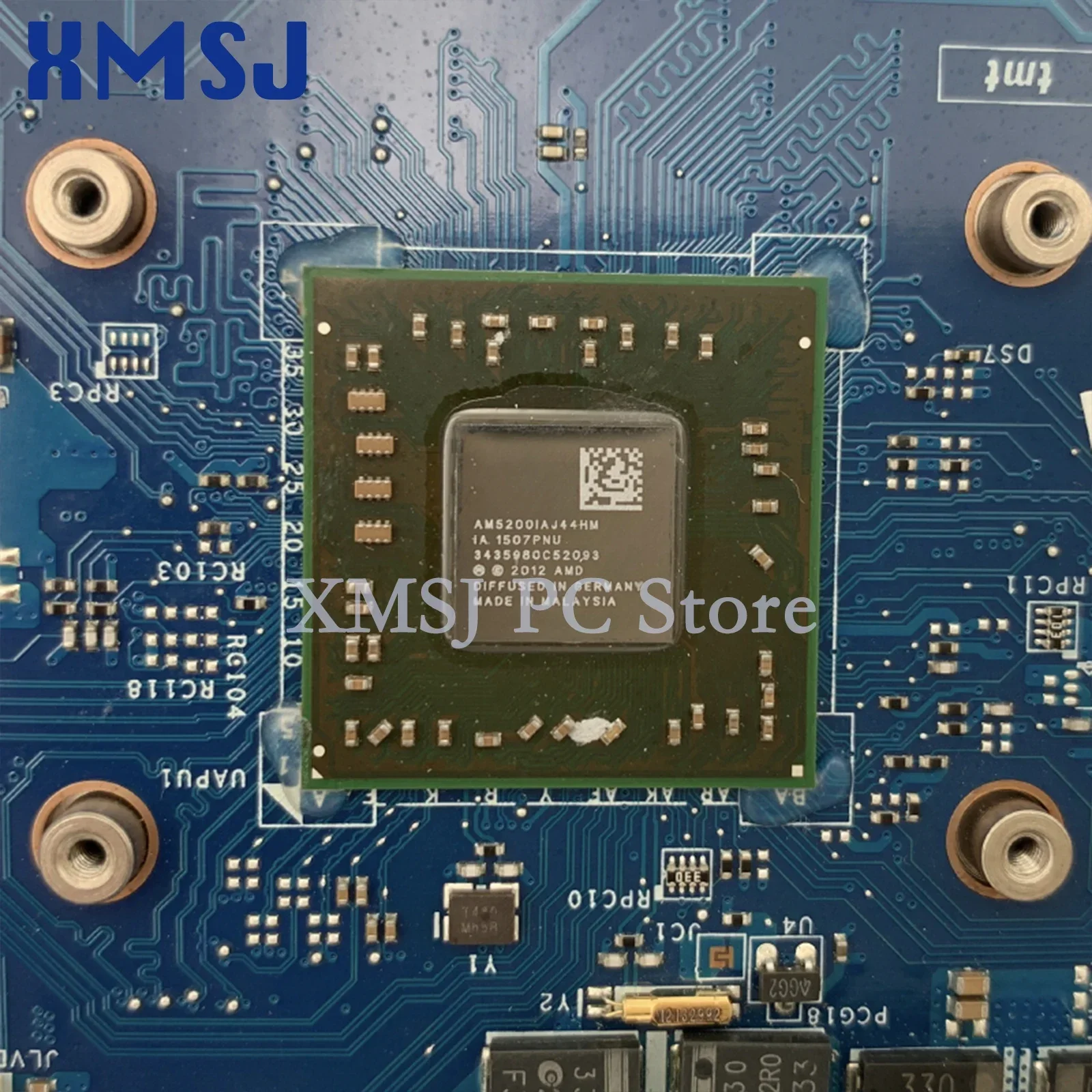 XMSJ Voor HP 15-AF 15-AF131DX Serie A6-5200 CPU Laptop Moederbord 827705 -601 827705 -501 827705 -001 LA-C781P Moederbord