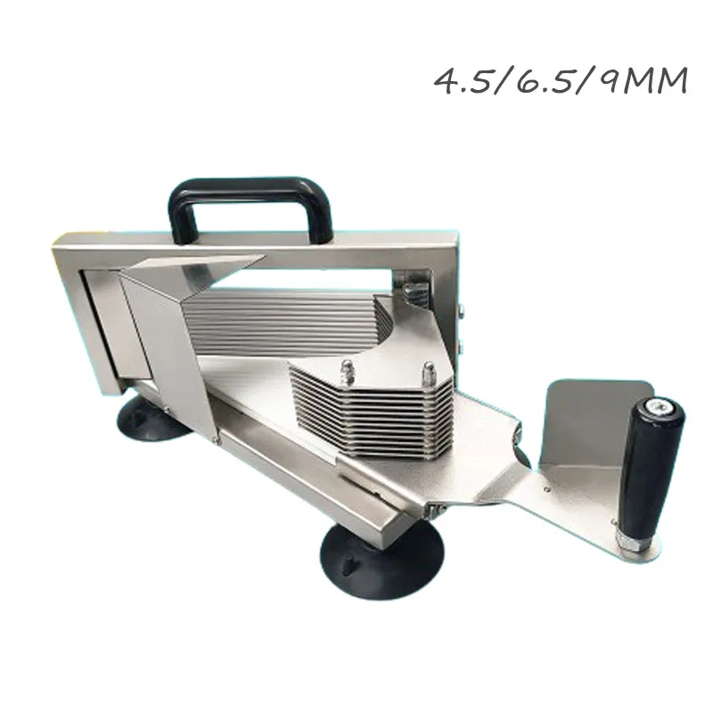 Commercial Manual Tomato Cutter Slicer Stainless Steel Heavy Duty With Non-slip Feet for Cutting Tomatoes Cucumbers 4.5/6.5/9mm