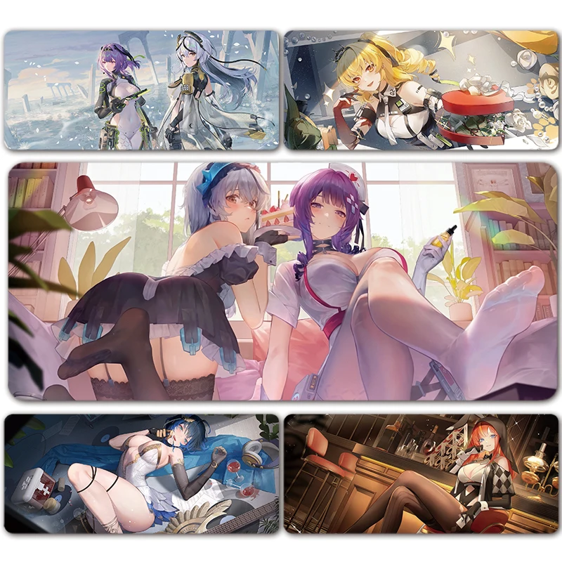 

Snowbreak Containment Zone Cherno Enigma Enya Exuvia Sexy Girls XXL Large Game Mouse Pad Non-slip Keyboard Desk Mat Mousepad