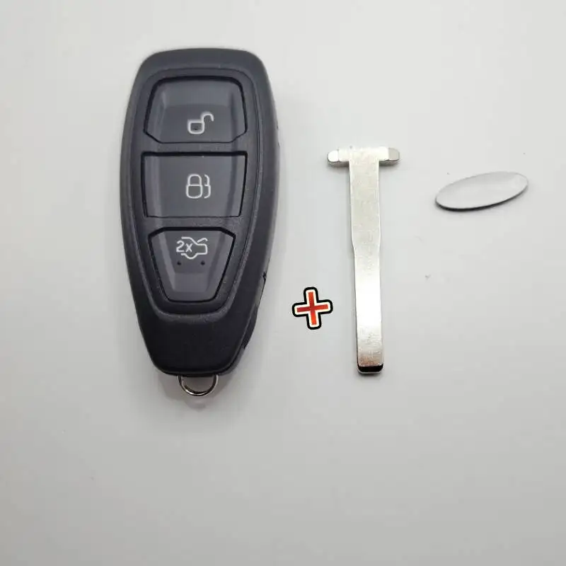 Afstandsbediening Smart Key Case 2/3 Knoppen voor Ford Focus C-Max Mondeo Kuga Fiesta Focus Titanium FOB sleutels Shell Vervanging