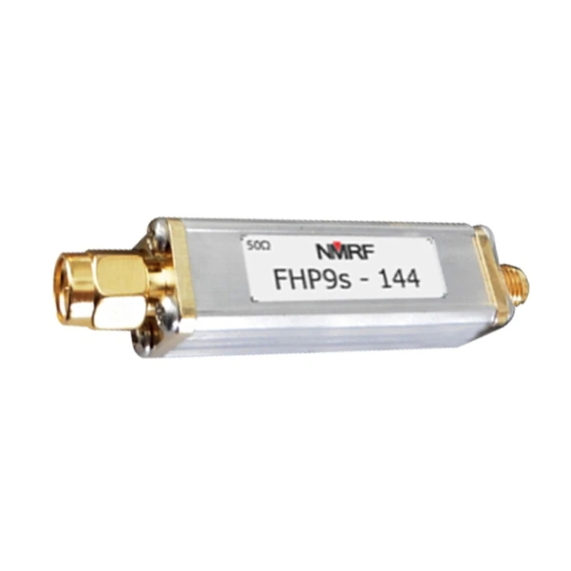 FHP9s-144 144MHz High Pass Filter - RF Coaxialed LC Filter with SMA Connector and 5Ohm Impedance Enhances Transmission
