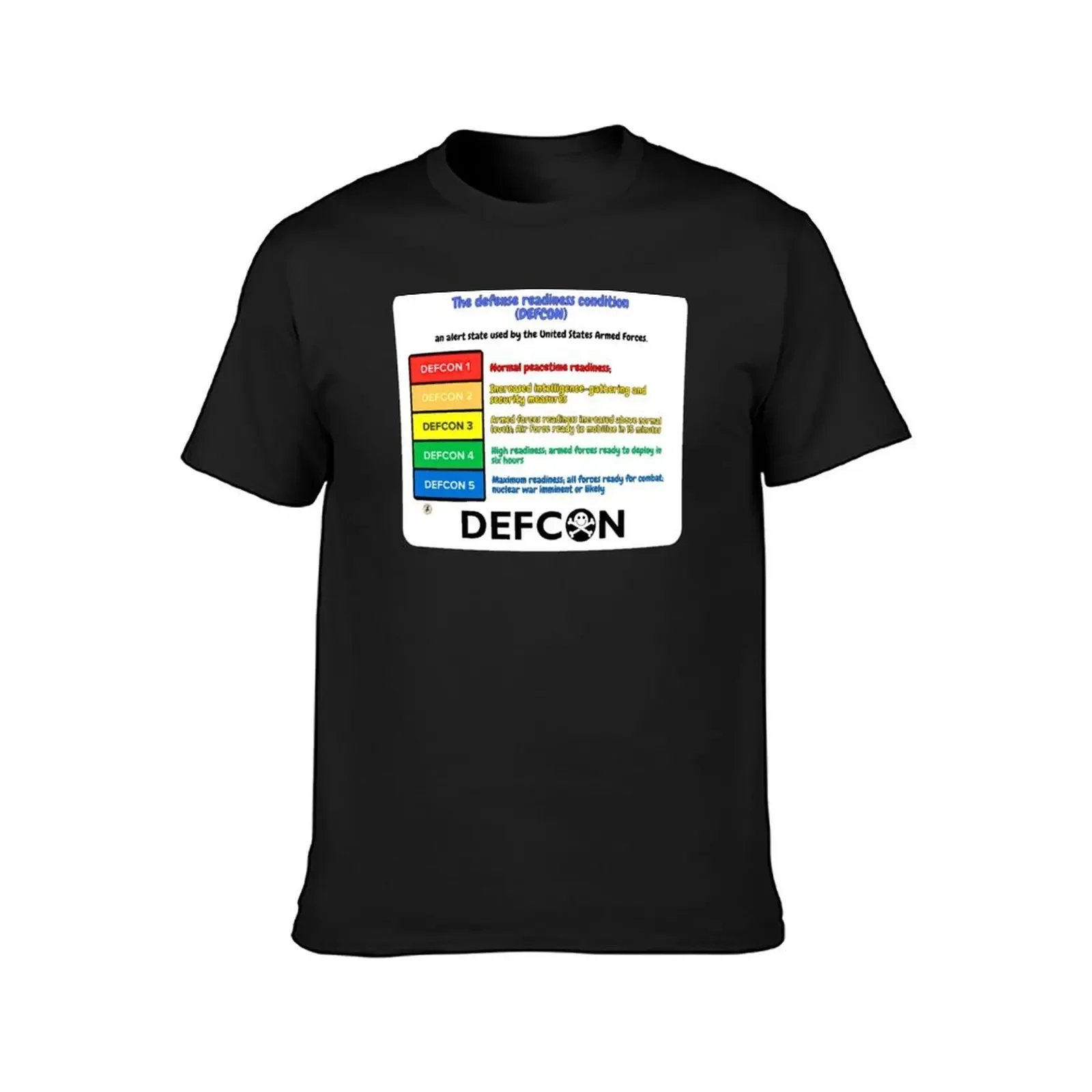 DEFCON - Defense Condition T-Shirt anime stuff cheap stuff tshirts for men