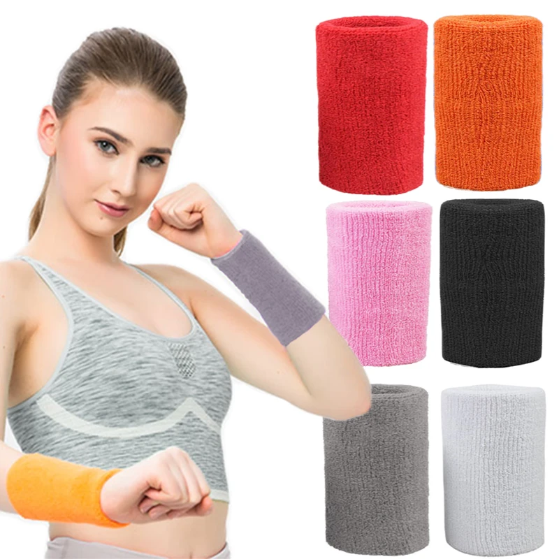 Sports Wristbands Towel Tennis Sweat Bands Wrist Guard For Basketball Volleyball padel Fitness Sweatbands Wrist Wrap Cuff