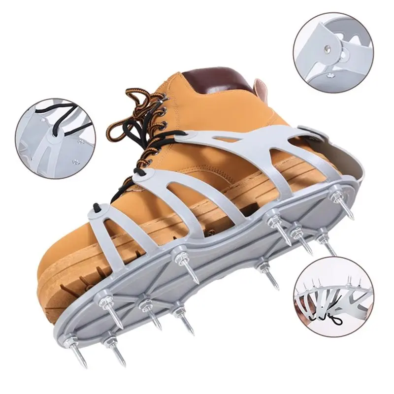 【TODAY-ONLY!】Resin-Based Coating Epoxy Floor Cover Installation Accessories-Spike Shoes Convenient For Lawn Aerator Tool For Ove