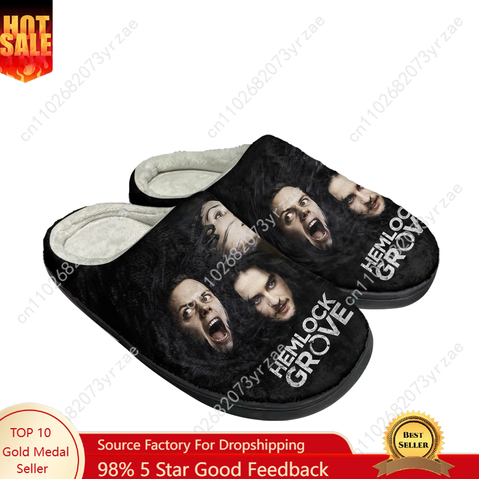 

Hemlock Grove Cotton Shoe Family Slipper Mens Womens Teenagers High Quality Plush Indoor Casual Warm Shoes Customized Slipper