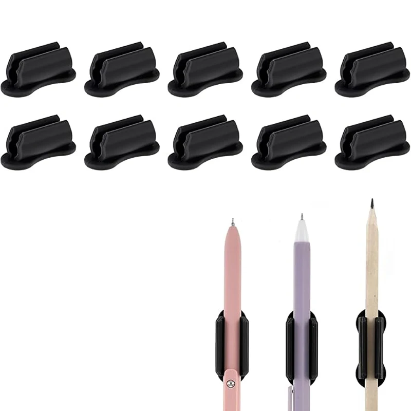 حامل أقلام من السيليكون، 10 أقلام رصاص، حامل أقلام عالمي، سطح المكتب، الحائط، المكتب، المعلم، منظم الفصول الدراسية، الملحقات