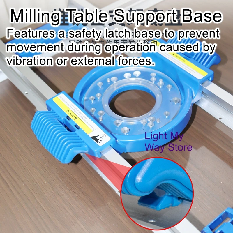 Aluminum Alloy Handheld Milling Frame Precision-engineered structure Accurate positioning