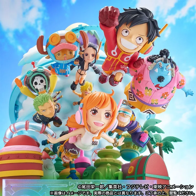 In Stock Original BANDAI BANPRESTO ONE PIECE ลิง D. Luffy Nami Burukku Roronoa Zoro Wcf อะนิเมะคอลเลกชันของเล่น