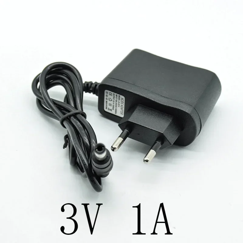 ANPWOO New 100-240V AC Converter Adapter DC 3V 1A Power Supply Charger EU Plug 5.5mm * 2.5mm(2.1mm) AC to DC