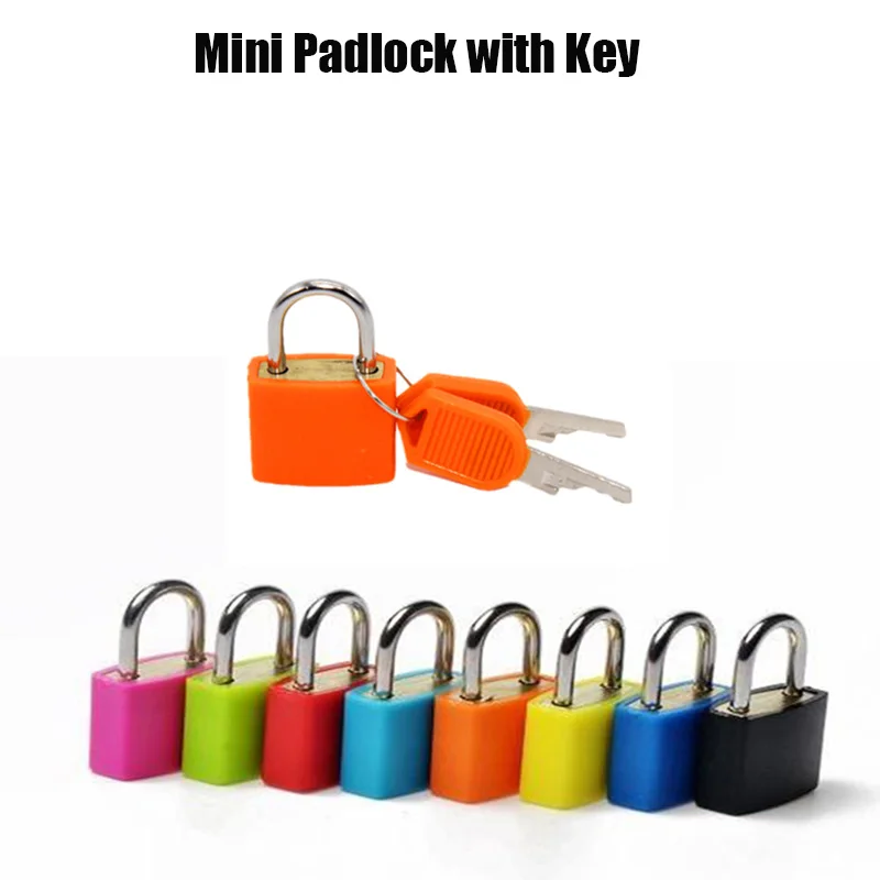 1/3/5pc Mini Padlock with Key Small Locks Montessori Colorful Lock Fine Motor Learn Sensory Toys For Children Sensorial Material