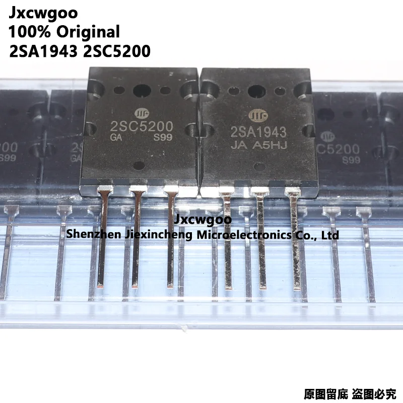 5pair-10pair 100% New Original 2SA1943 2SC5200 A1943 C5200 TO-3P High-Power Audio Power Amplifier Tube