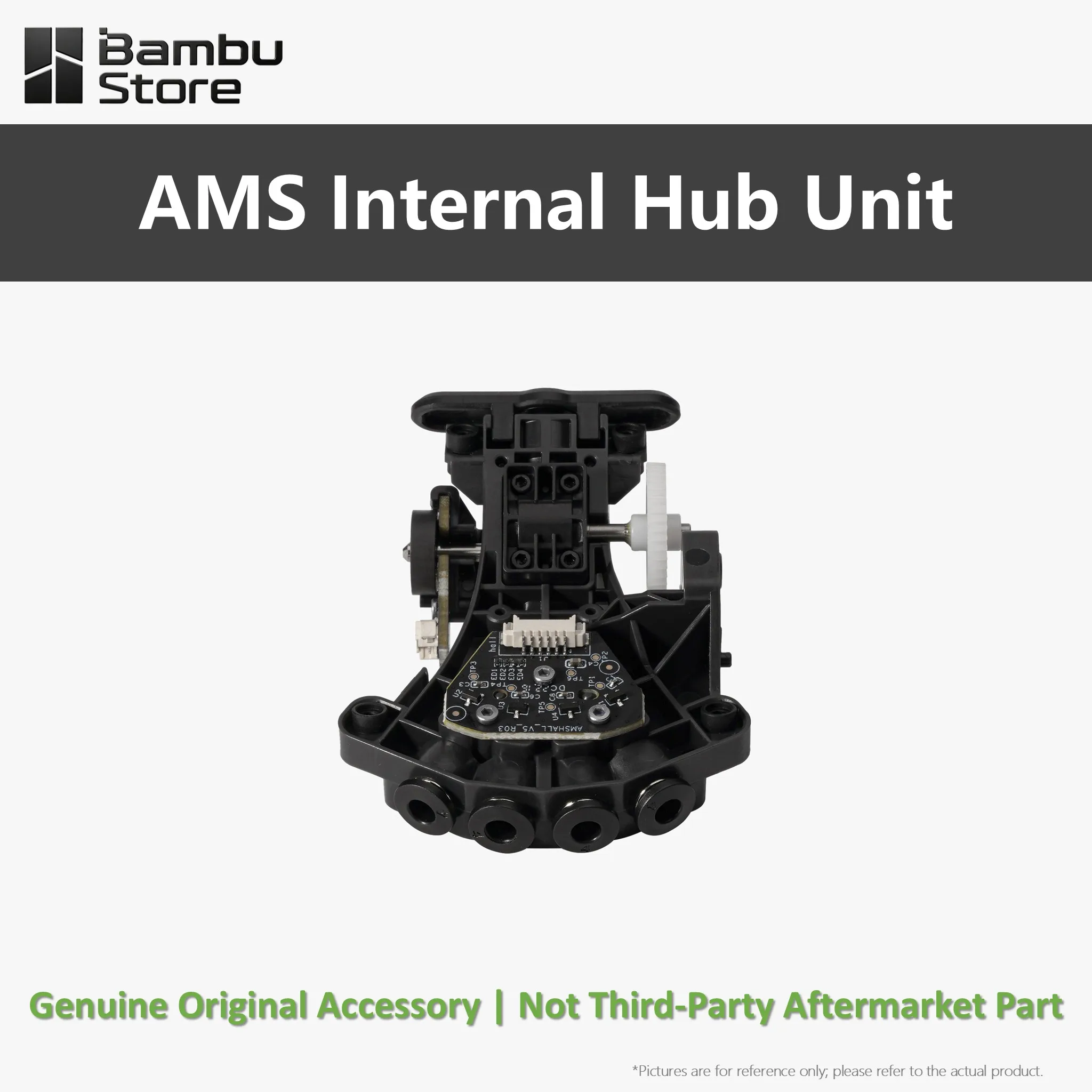 Original Bambu Lab AMS Internal Hub Unit, 4-in-1 Filament Hub Feeding Conveyor and Selection Module for AMS 3D Printer Part