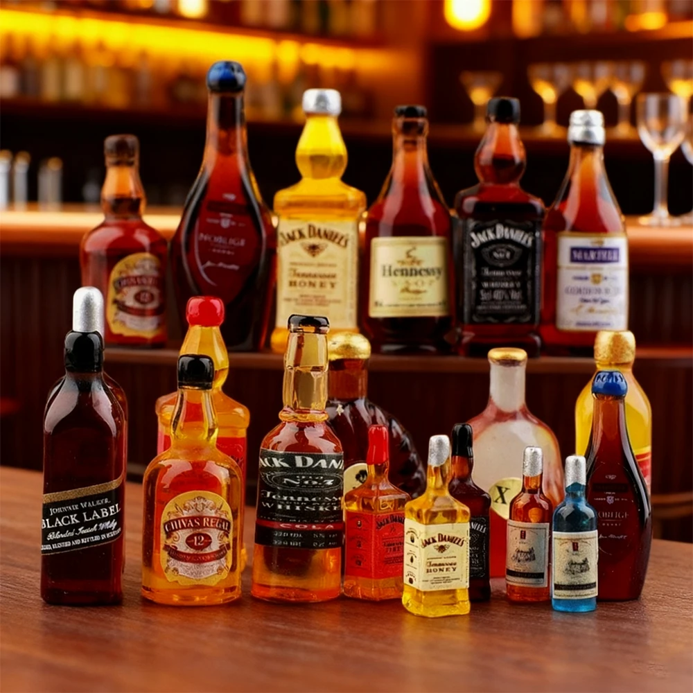 

Набор миниатюрных бутылок из резины Brangdy 10 шт.