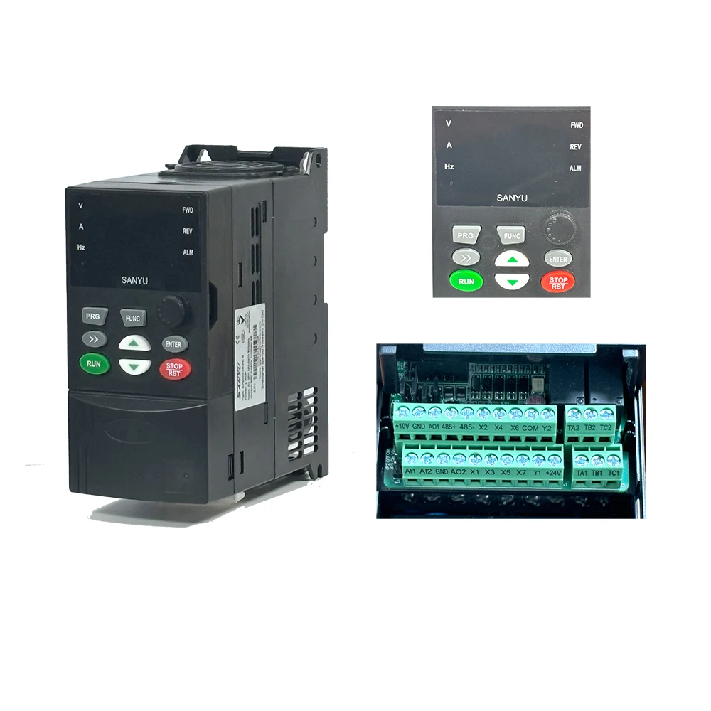 TLF SANYU 2.2KW تردد العاكس 3 PH 380V 50/60 هرتز محرك التيار المتردد