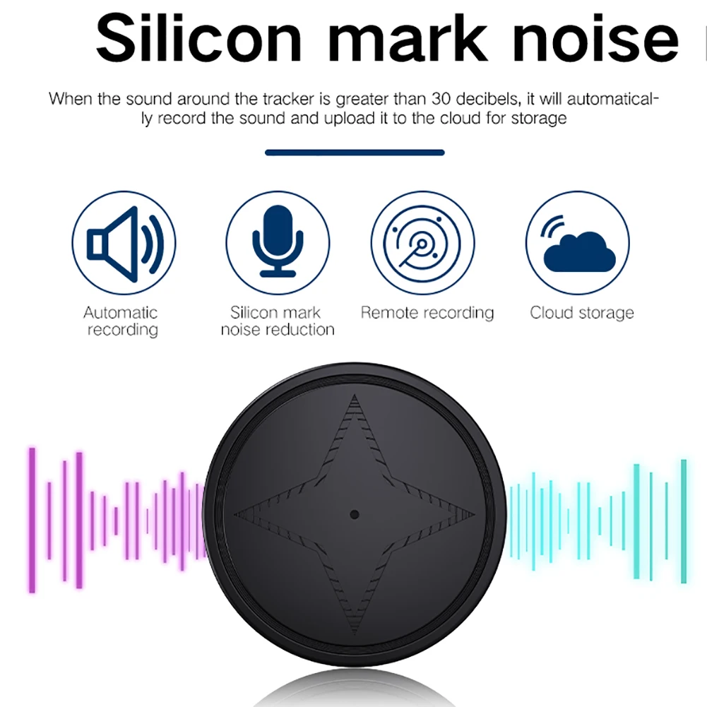 Car Tracking Device Sensitive Children Anti-lost Device Strong Magnetic Portable Positioner Mini GPS Positioner for Old Men Pets