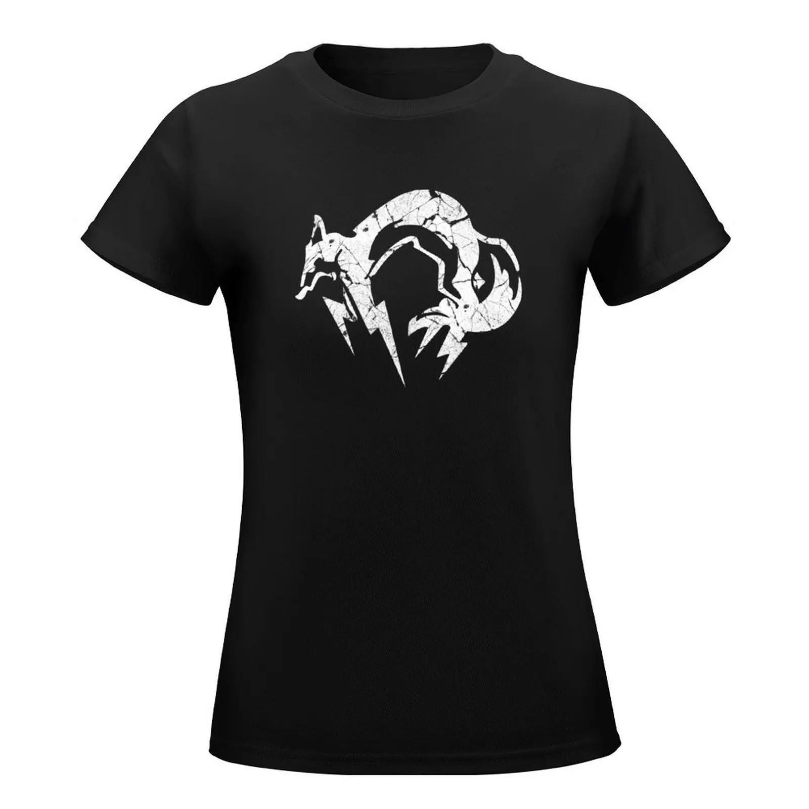 Foxhound V2 (White) T-Shirt Short sleeve tee cute clothes Women clothing