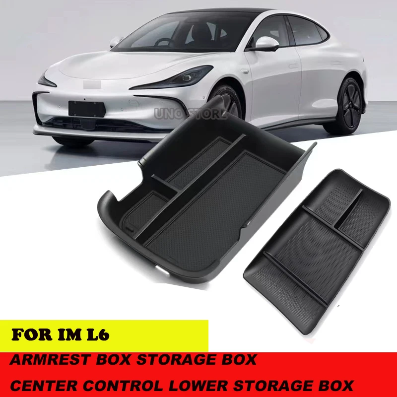 

Armrest Box Center Console Storage Organizer Insert Tray Car Box Secondary Tray Accessories for IM L6