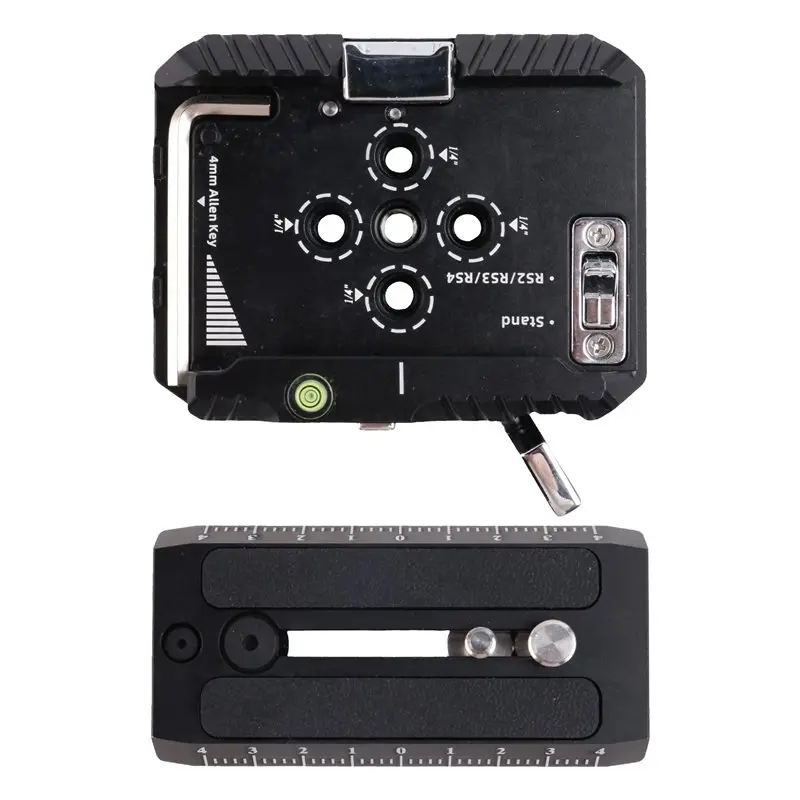 RISE-Camera Quick Release Plate Universal Camera Quick Release For Manfrotto 501/502 Quick Release For DJI Gimbals Quick Release
