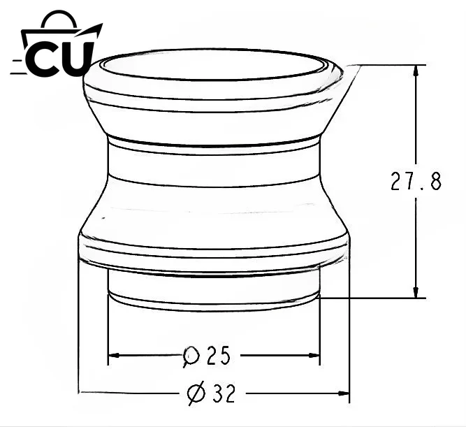 A-zero system stainless steel plate faucet for numerical control processing 3A-400016