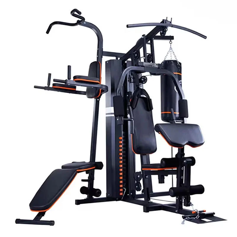 

Versatile 3-Station Home Gym Equipment All Steel Multi-Function Fitness Training Tool for Leg Shoulder Workouts Direct Factory