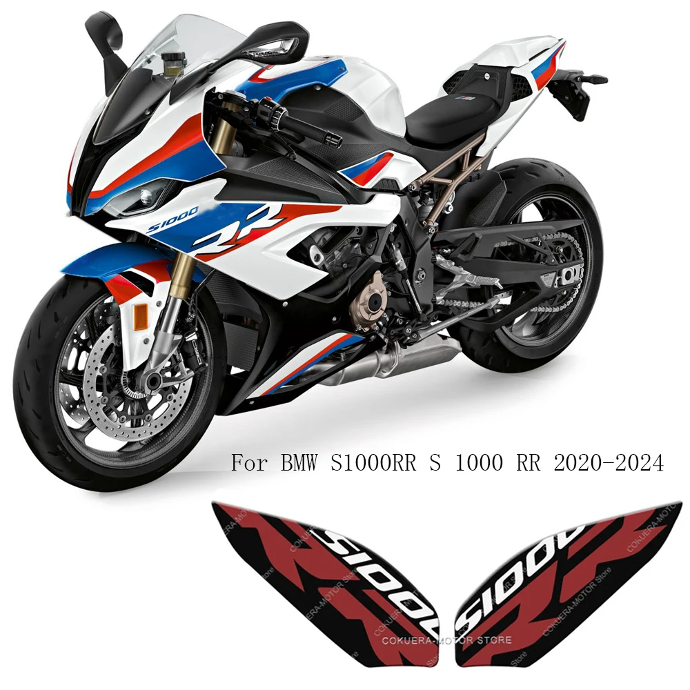 

For BMW S1000RR S 1000 RR 2020-2024 3D Epoxy Resin Sticker Motorcycle Tank Pad Gas Knee Grip Protect Sticker