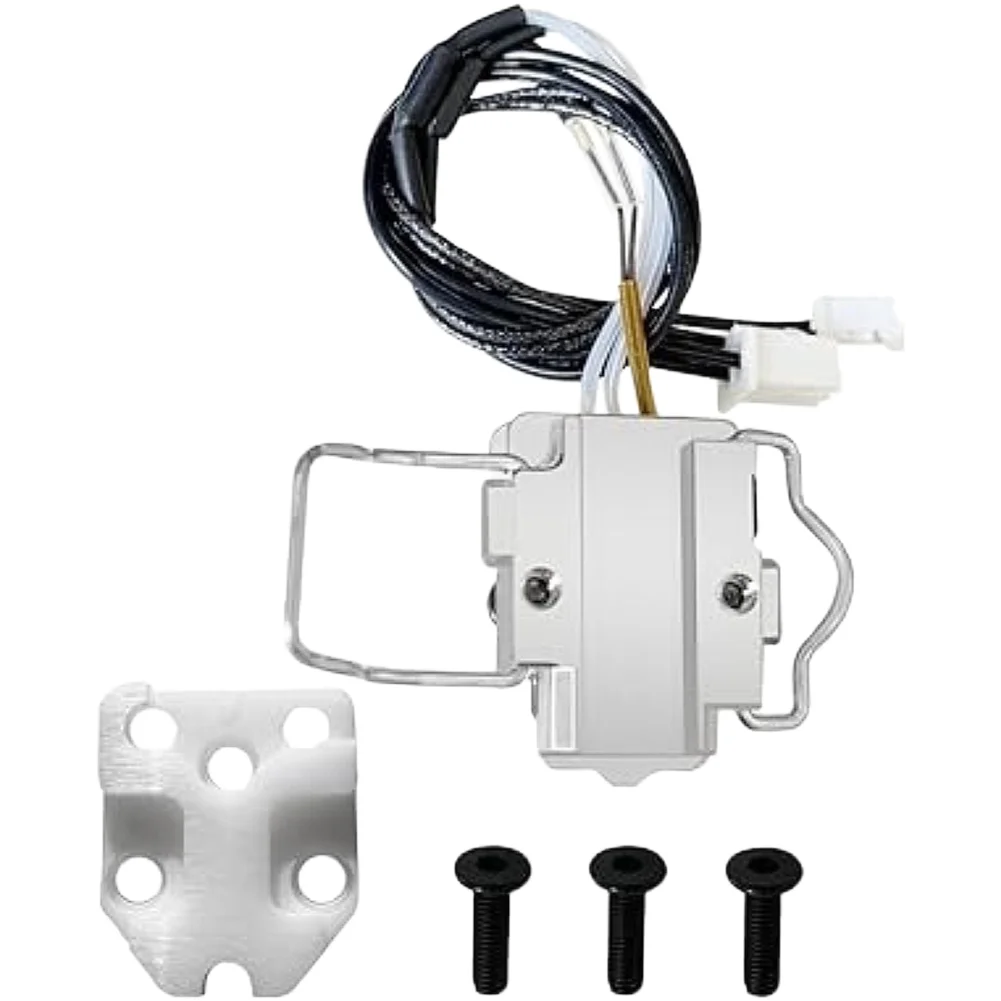 1set For Kobra X Heating Component Hot End Assembly With Earthenware Base Mounting Bracket Plate Fixing Screws Hot End Accessory